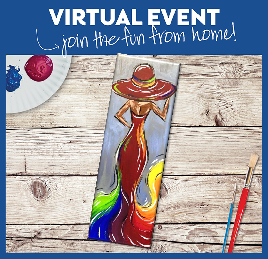 Live Virtual Special $35 on a 10x30" canvas